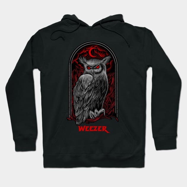 The Moon Owl Weezer Hoodie by Pantat Kering